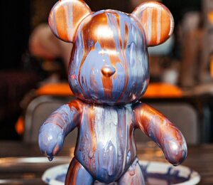 Роспись Мишки Bearbricks От Artvibes