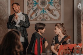 День Святого Валентина Итальянский Вечер Чао, Италия . Сеанс