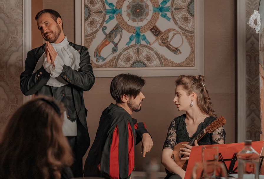 День Святого Валентина Итальянский Вечер Чао, Италия. Сеанс