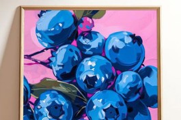 Мастер-Класс Живопись. Акрил. Черника