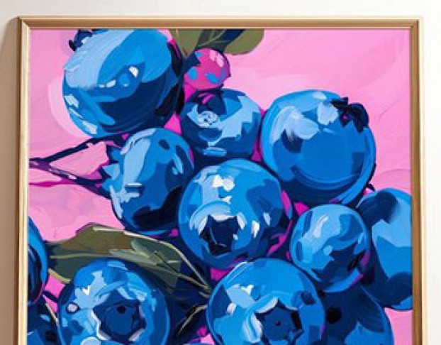 Мастер-Класс Живопись. Акрил. Черника