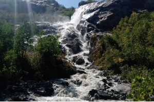 Алибекский водопад, Сентинский храм и ущелье Гоначхир из Кисловодска