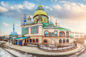 Храм всех религий, Раифский мужской монастырь и остров-град Свияжск