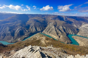 Сулакский Каньон, Чиркейское водохранилище, бархан Сарыкум