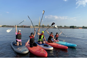 SUP прогулка по историческому центру Петербурга