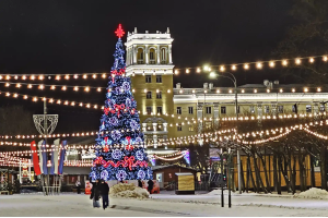Огни вечернего Смоленска. Были и мифы древнего города
