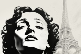 Эдит Пиаф. на Балу Удачи