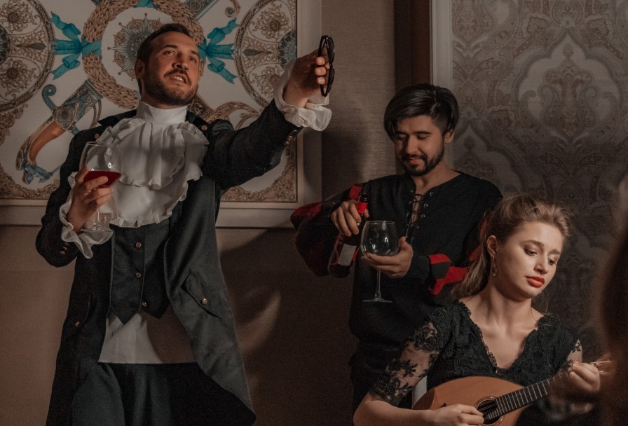 День Святого Валентина Итальянский Вечер Чао, Италия