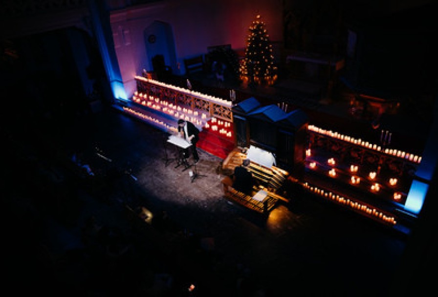 Романтический Вечер при Свечах. Стеклянная Арфа, Орган, Голос