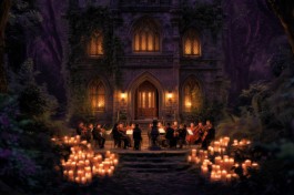 Уэнздей и Гарри Поттер. Готические Сказки Роулинг и Бёртон. Оркестр Cagmo