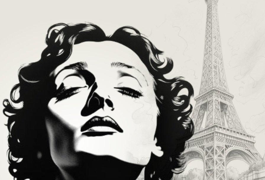 Эдит Пиаф. на Балу Удачи