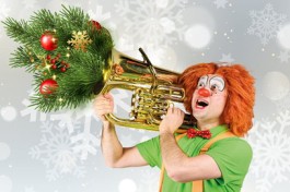 Клоун-Дирижер и Оркестр