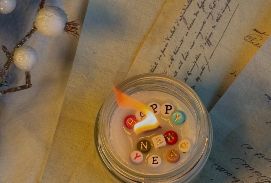 Новогодний Творческий Мастер-Класс по Изготовлению Свечи с Тайным Посланием