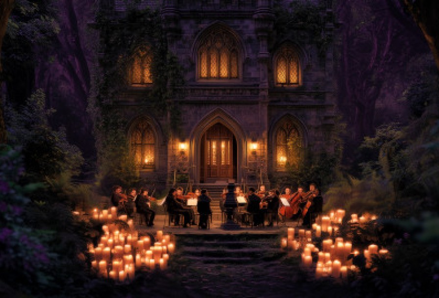 Уэнздей и Гарри Поттер. Готические Сказки Роулинг и Бёртон. Оркестр Cagmo