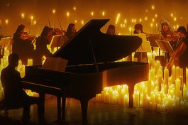 Оркестр Cagmo. Саундтреки Эйнауди при Свечах