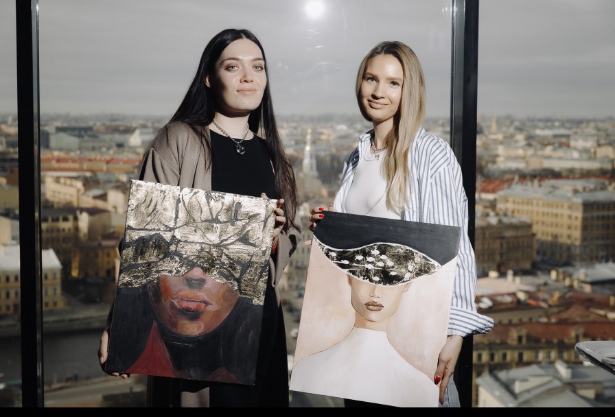 Арт-Вечеринка Artvibes. Рисуем Акрилом на Холсте с Видом на Аврору