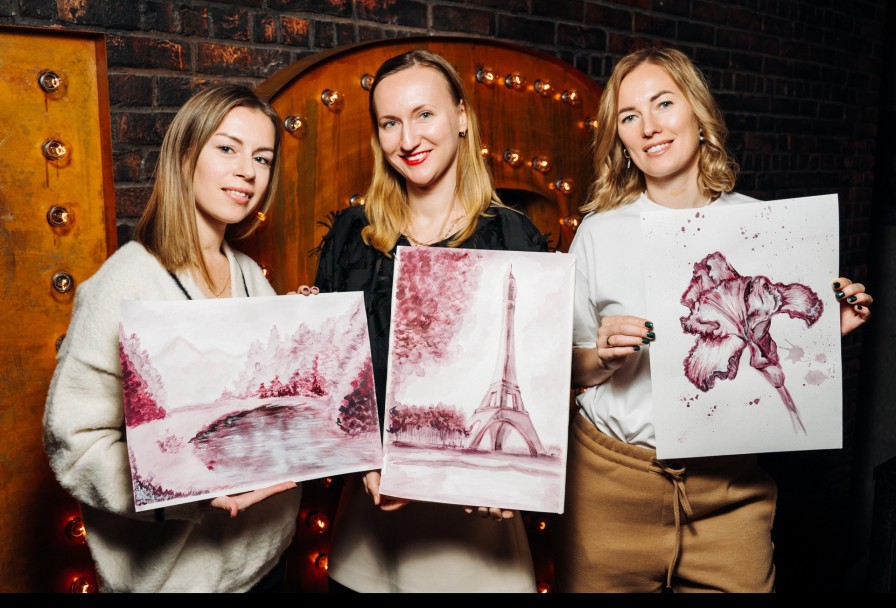 Арт-Вечеринка Artvibes. Рисуем Вином с Видом на Аврору