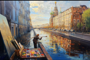 Рисуемна Холсте - Мастер-класс В Мастерской Художника