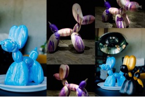 Роспись Собачки Ballon Dog С Видом На Аврору