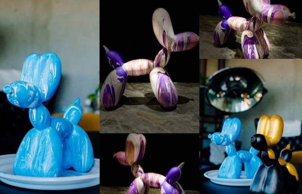 Роспись Собачки Ballon Dog Роспись Собачки Ballon Dog