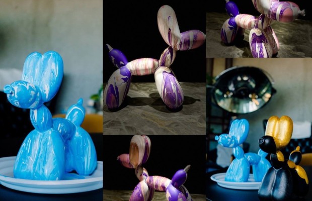 Роспись Собачки Ballon Dog В Ресторане Tillander Роспись Собачки Ballon Dog В Ресторане Tillander