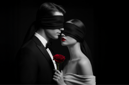 День Влюбленных Ужин в Темноте