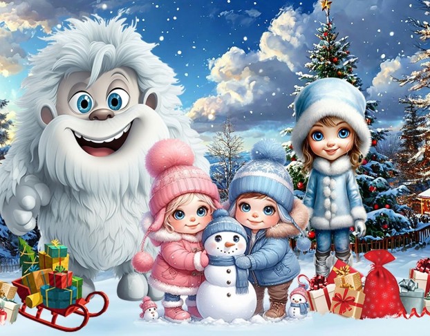 Йети Дети Новый Год