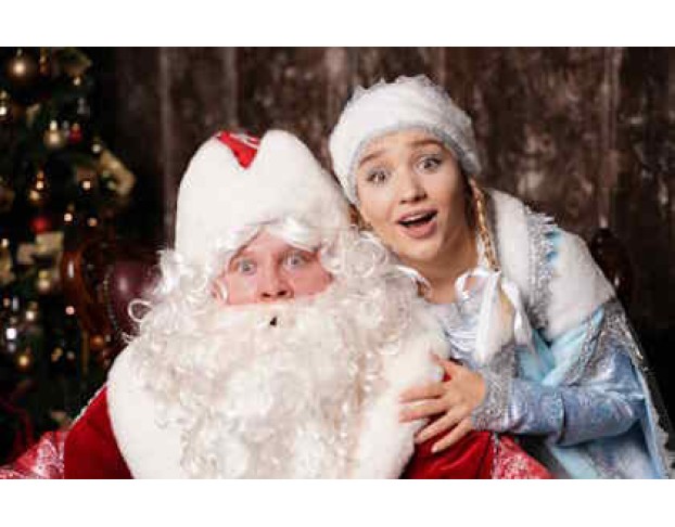 Дед Мороз и Снегурочка в Сказке о Дружбе Тигрёнка и Медвежонка