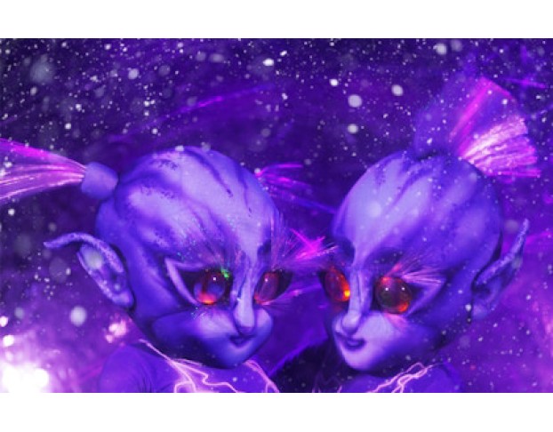 Новый Год Будущего или Новогодняя Версия Лунозавр в Космосе