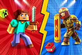 Майнкрафт Vs Роблокс Челлендж Шоу