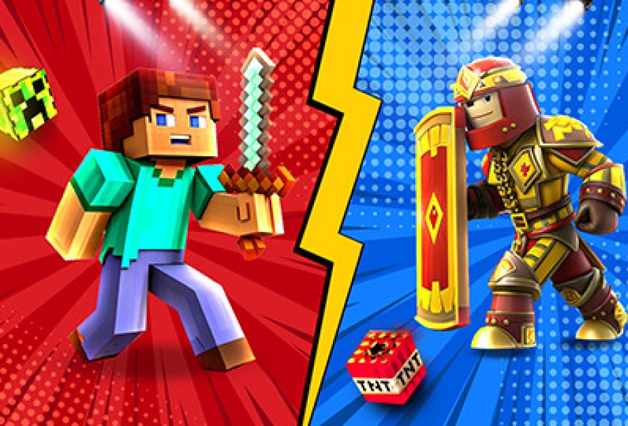 Майнкрафт Vs Роблокс Челлендж Шоу