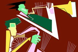 Джазовый Бранч с Московский Квинтет Саксофонов