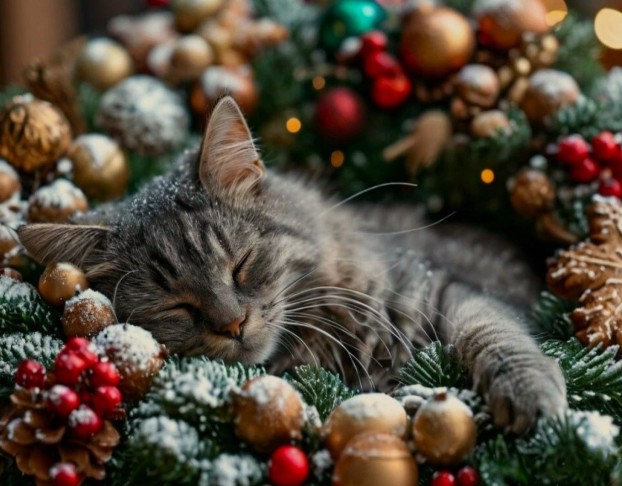 Екатерина Конева. Мастер-Класс Флористика Новогодний Венок Удачи