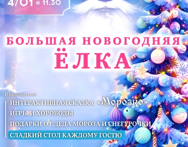 Большая Новогодняя Ёлка в Свято-Ой Александро-Невской Лавре