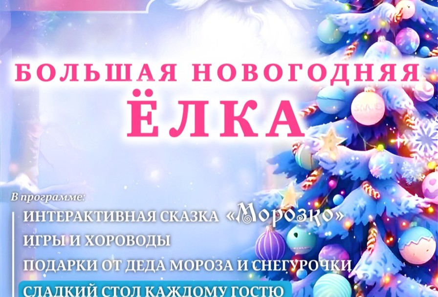 Большая Новогодняя Ёлка в Свято-Ой Александро-Невской Лавре