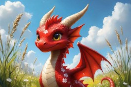 Дракон в Цветочек