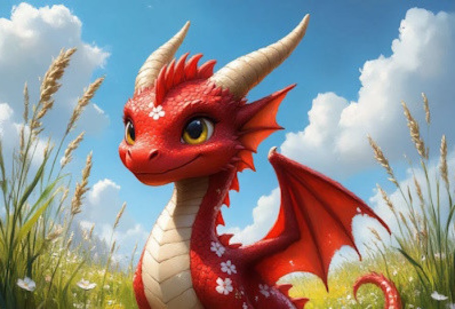 Дракон в Цветочек