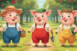 Три Поросёнка и Дюймовочка