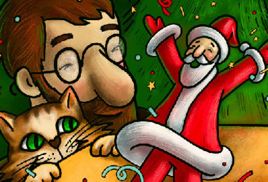 Петсон и Финдус Встречают Новый Год