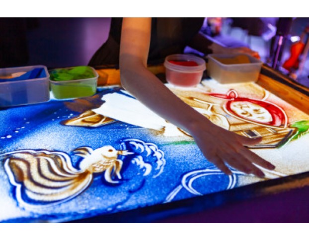 Artfonix. Песочное Шоу Сказки Пушкина с Живой Музыкой и Чтецом