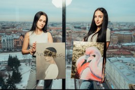 Арт-Вечеринка Artvibes. Рисуем Акрилом на Холсте с Видом на Исакий