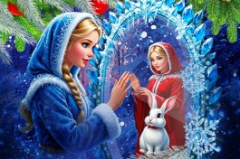 Снегурочка в Зазеркалье