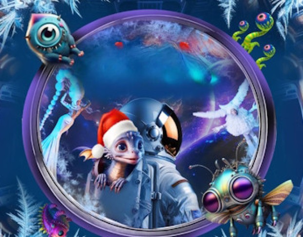 Новый Год Будущего или Новогодняя Версия Лунозавр в Космосе