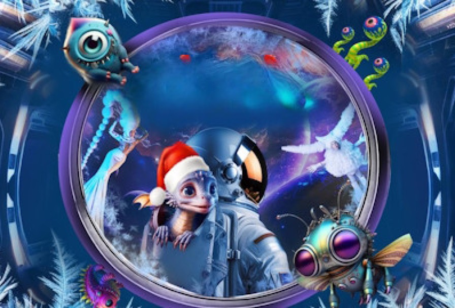 Новый Год Будущего или Новогодняя Версия Лунозавр в Космосе