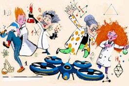 Ученая Семейка и Квадрокоптер