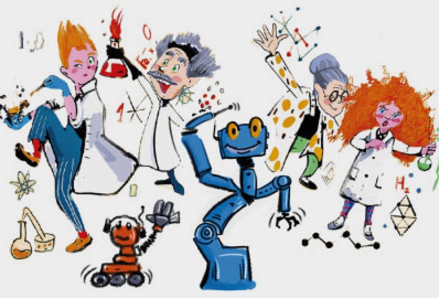 Учёная Семейка и Роботы