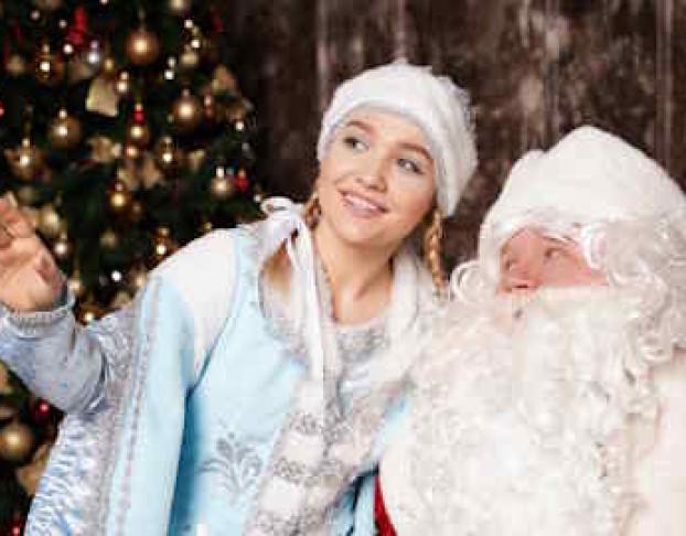 Дед Мороз и Снегурочка в Сказке о Дружбе Тигрёнка и Медвежонка