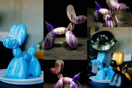 Роспись Собачки Ballon Dog с Видом на Исакий